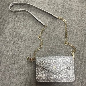 Tory Burch snakeskin mini crossbody